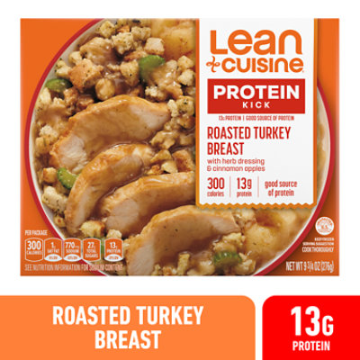 LEAN CUISINE Protein Kick Roasted Turkey Breast Frozen Entree Box - 9.75 Oz - Image 1