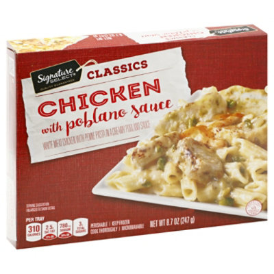  Signature SELECT Frozen Meal Chicken Poblano Classics - 9 Oz 