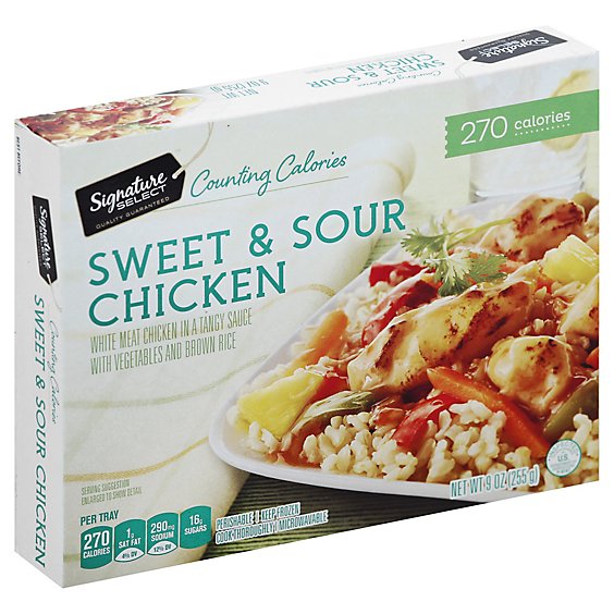 Signature SELECT Frozen Meal Sweet & Sour Chicken - 10 Oz