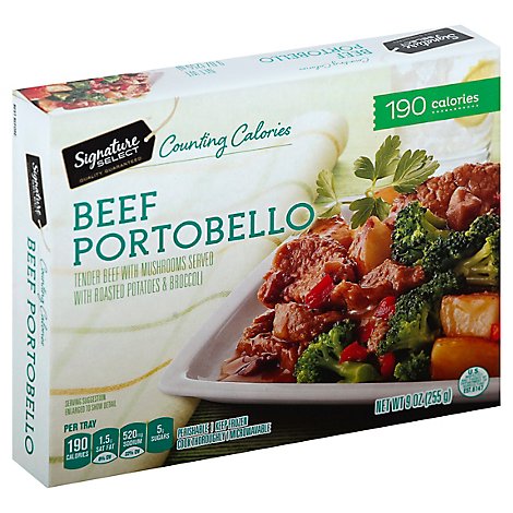 Signature SELECT Frozen Meal Beef Portobello - 9 Oz