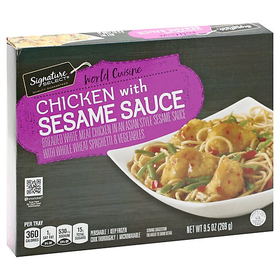 Signature SELECT Frozen Meal Sesame Chicken - 9 Oz