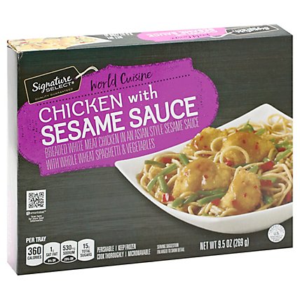 Signature SELECT Frozen Meal Sesame Chicken - 9 Oz - Image 1