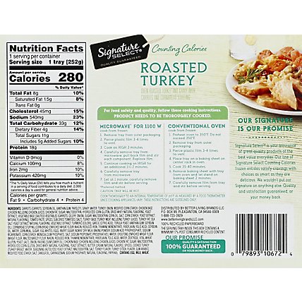 Signature SELECT Frozen Meal Roasted Turkey - 9.75 Oz - Image 6
