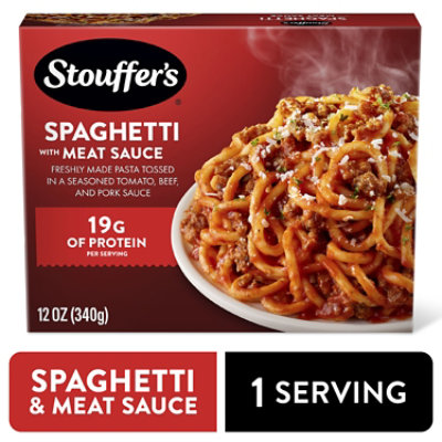 Stouffer's Spaghetti With Meat Sauce Frozen Meal - 12 Oz - Image 1