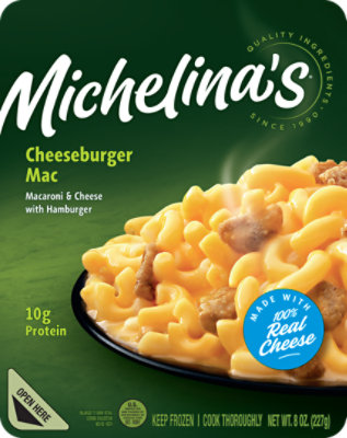 Michelinas Frozen Meal Mac Cheeseburger - 8 Oz