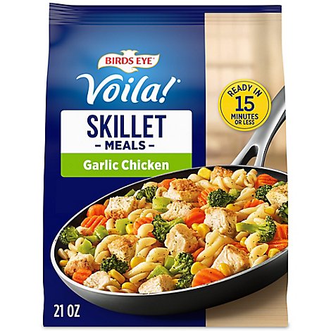 Birds Eye Voila! Frozen Meal Garlic Chicken - 21 Oz