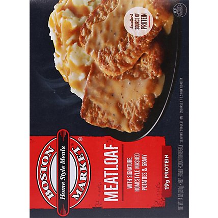 Boston Market Home Style Meals Meatloaf with Mashed Potatoes & Traditional Brown Gravy - 14 Oz - Image 6