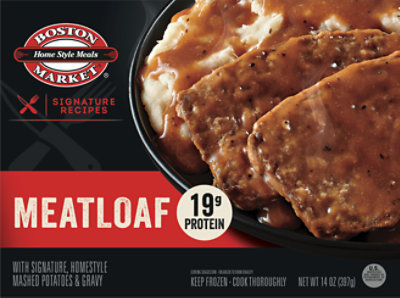 Boston Market Home Style Meals Meatloaf with Mashed Potatoes & Traditional Brown Gravy - 14 Oz - Image 2