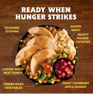 Hungry-Man Roasted Turkey Breast Frozen Dinner - 16 Oz - Image 2