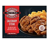 Boston Market Home Style Meals Salisbury Steak in Savory Gravy with Mac & Cheese - 14.5 Oz