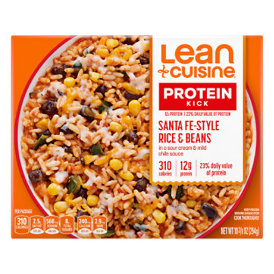 LEAN CUISINE Protein Kick Santa Fe Style Rice And Beans Frozen Entree Box - 10.375 Oz