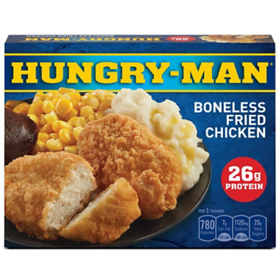 HUNGRY-MAN Frozen Meal Boneless Fried Chicken - 16 Oz