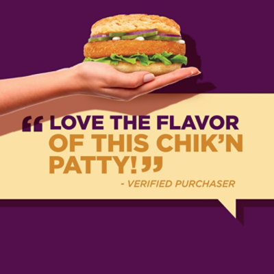 BOCA Original Vegan Chik'n Veggie Patties with Non-GMO Soy - 4 Count - Image 6