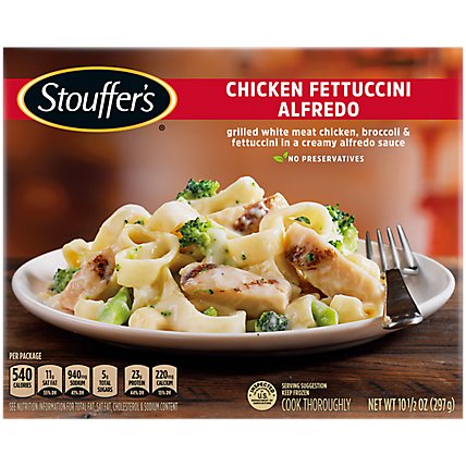 Stouffer's Chicken Fettuccini Alfredo Frozen Meal - 10.5 Oz - Image 1