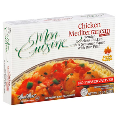 Mon Cuisine Chicken And Rice Mediterranean Dinner - 10 Oz