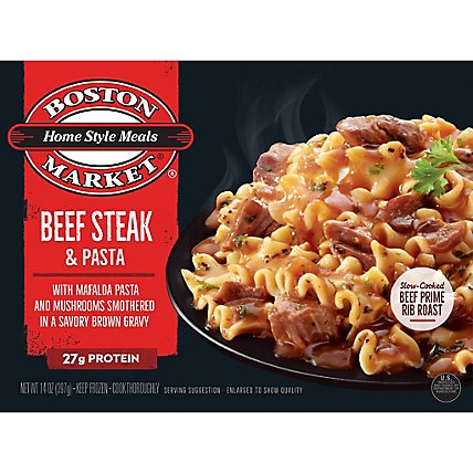 Boston Market Home Style Meals Beef Steak & Pasta - 14 Oz - Image 2