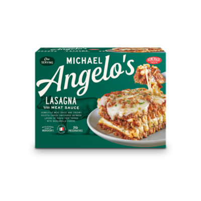 Michael Angelos Meat Lasagna With Meat Sauce - 12 Oz