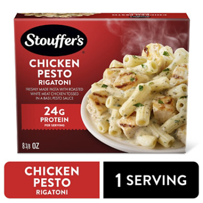 Stouffer's Rigatoni With Chicken And Pesto Frozen Meal - 8.37 Oz - Image 1