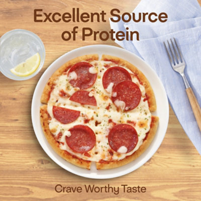 LEAN CUISINE Protein Kick Pepperoni Frozen Pizza - 6 Oz - Image 4