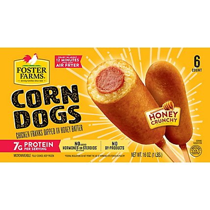 Foster Farms Frozen Food Corn Dogs Chicken - 16 Oz - Image 3