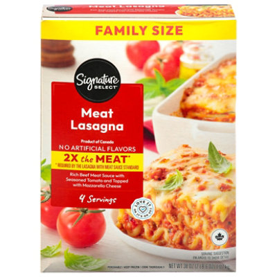 Signature SELECT Lasagna Meat Family Size - 38 Oz