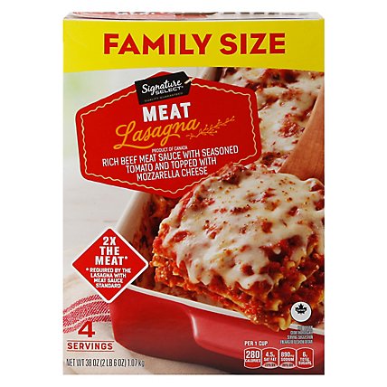 Signature SELECT Lasagna Meat Family Size - 38 Oz - Image 3