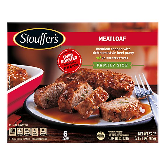 Stouffer's Family Size Meatloaf Frozen Meal - 33 Oz