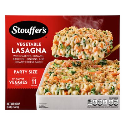 Stouffer's Party Size Veggie Lovers Lasagna Frozen Meal - 96 Oz - Image 1