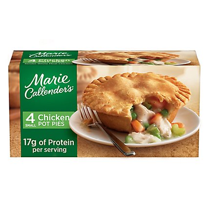 Marie Callender's Chicken Frozen Pot Pie Dinner Multi Pack 4 Count - 10 Oz - Image 2
