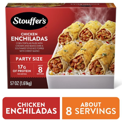 Stouffer's Chicken Enchiladas Party Size Frozen Meal - 57 Oz - Image 1