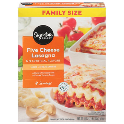 Signature SELECT Frozen Italian Six Cheese Lasagna - 40 Oz - Image 4