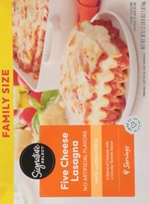 Signature SELECT Frozen Lasagna Italian Six Cheese - 40 Oz - Image 5