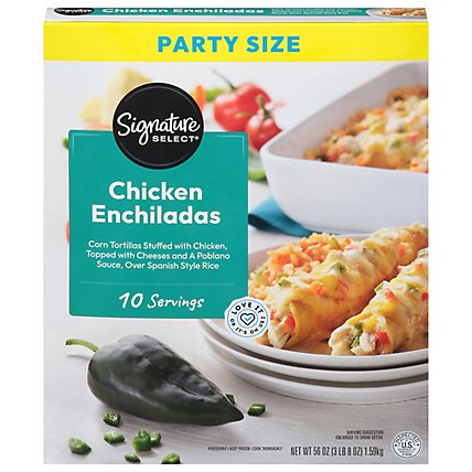 Signature SELECT Gourmet Club Chicken Enchiladas - 56 Oz - Image 2