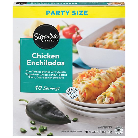 Signature SELECT Gourmet Club Chicken Enchiladas - 56 Oz
