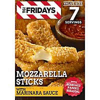 TGI Fridays Mozzarella Sticks Value Size Frozen Snacks with Marinara Sauce Box - 30 Oz - Image 1