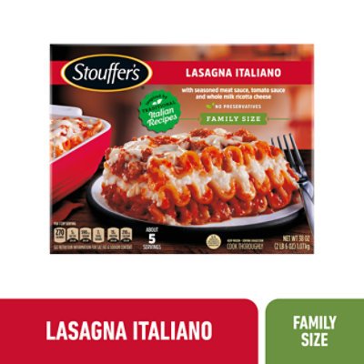 Stouffer's Lasagna Italiano Family Size Frozen Meal - 38 Oz