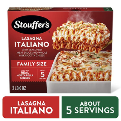 Stouffer's Lasagna Italiano Family Size Frozen Meal - 38 Oz - Image 1