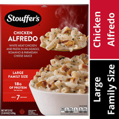 Stouffer's Large Family Size Chicken Alfredo Frozen Meal - 57 Oz - Shaw's