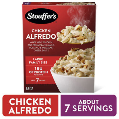 Stouffers Large Family Size Chicken Alfredo Frozen Meal - 57 Oz - Image 1