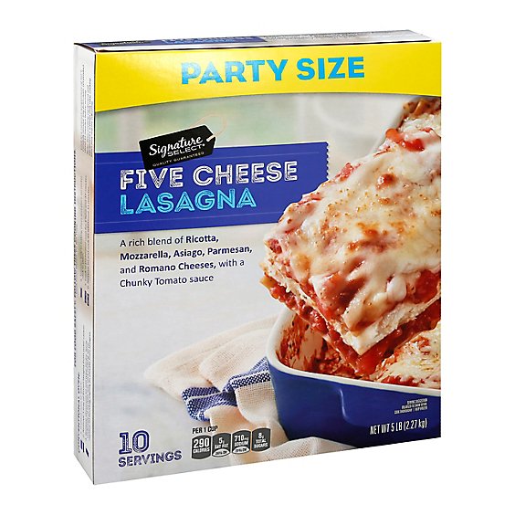 Signature SELECT Lasagna Five Cheese Party Size - 5 Lb