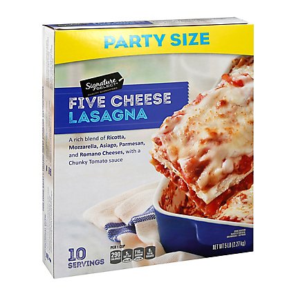 Signature SELECT Lasagna Five Cheese Party Size - 5 Lb - Image 1
