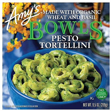 Amys Bowls Pesto Tortellini - 9.5 Oz
