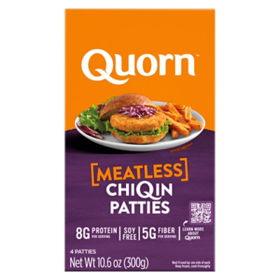 Quorn Meatless Patties Non GMO Soy Free 4 Count - 10.6 Oz - Image 5