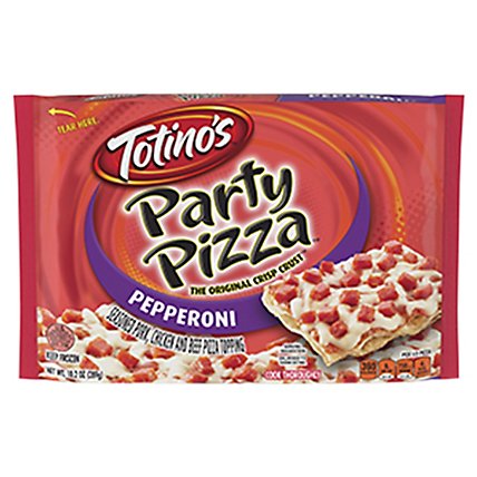Totinos Party Pizza Pepperoni Frozen - 10.2 Oz - Image 1