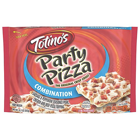 Totinos Party Pizza Combination Frozen - 10.7 Oz