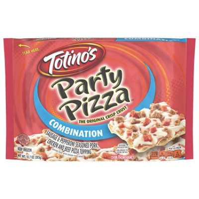 Totinos Party Pizza Combination Frozen - 10.7 Oz