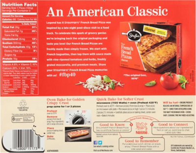 Stouffer's Pepperoni French Bread Frozen Pizza - 11.25 Oz - Image 5
