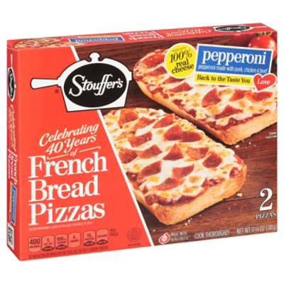 Stouffer's Pepperoni French Bread Frozen Pizza - 11.25 Oz - Image 1