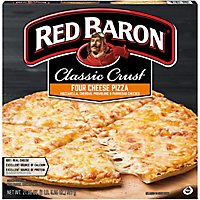 Red Baron Pizza Classic Crust Four Cheese - 21.06 Oz - Image 2