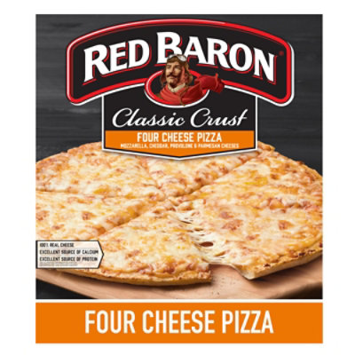 Red Baron Pizza Classic Crust Four Cheese - 21.06 Oz - Image 1